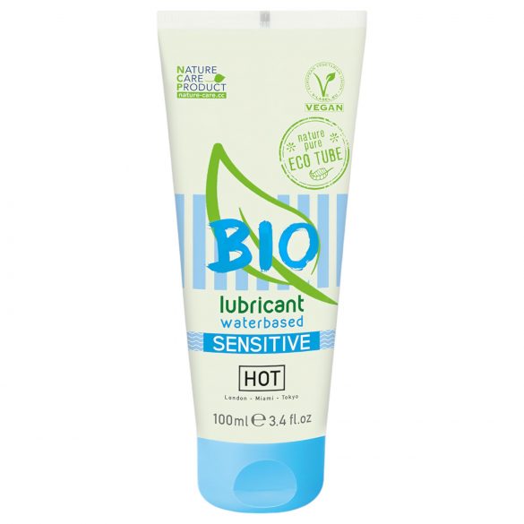 HOT Bio Sensitive - veganski lubrikant na vodni osnovi (100 ml)