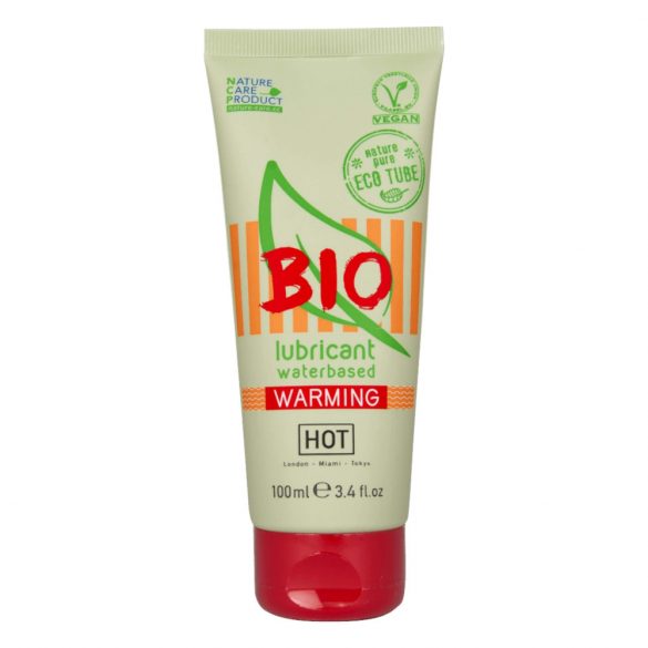 HOT BIO Warming - grelni veganski lubrikant na vodni osnovi (100ml) 