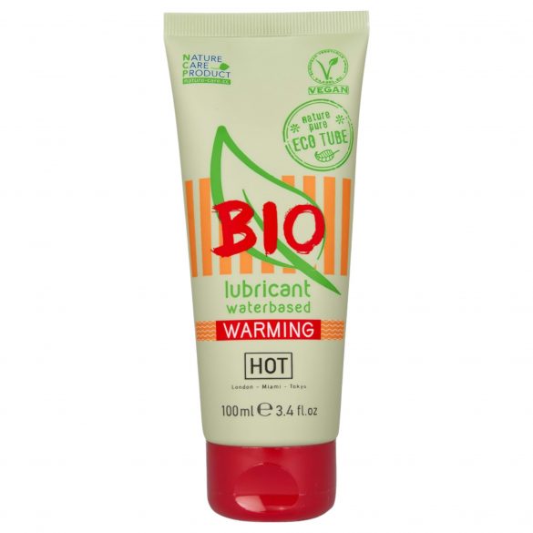 HOT BIO Warming - grelni veganski lubrikant na vodni osnovi (100ml) 