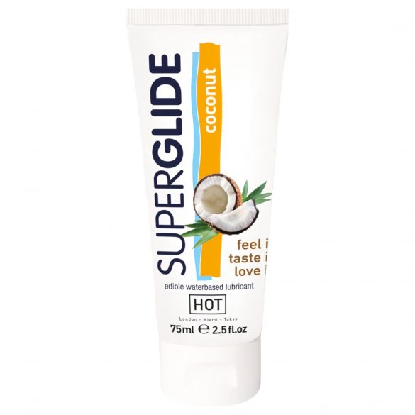 HOT Superglide Coconut - užitni lubrikant (75ml) 