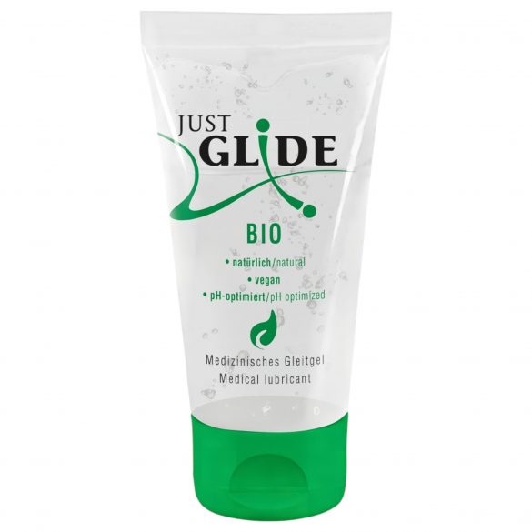 Just Glide Bio - veganski lubrikant na vodni osnovi (50ml) 