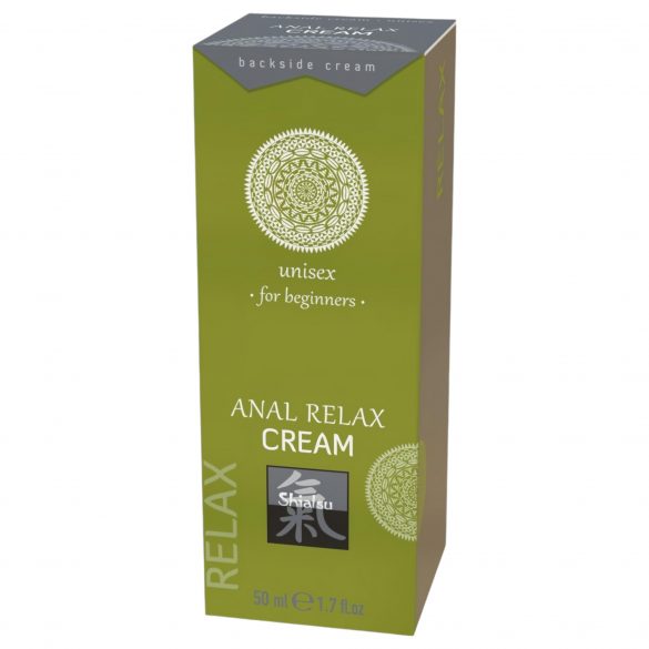 HOT Shiatsu Anal Relax - pomirjujoča analna maziva krema (50 ml)