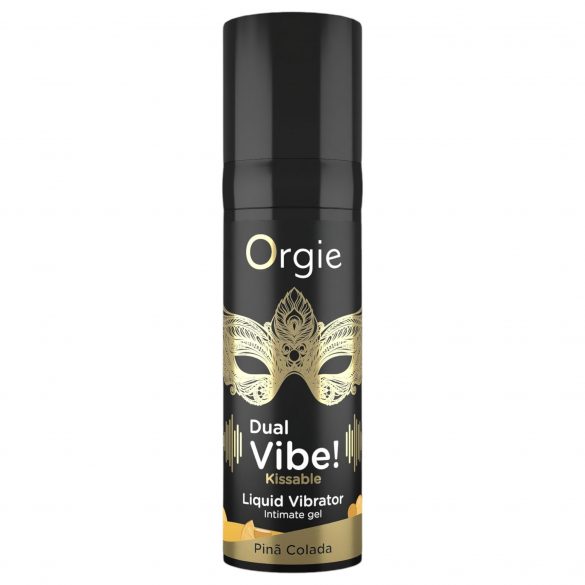 Orgie Dual Vibe! - tekoči vibrator - Pinã Colada (15ml) 