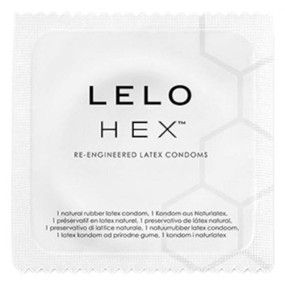 LELO Hex Original - luksuzni kondom (1 kos) 