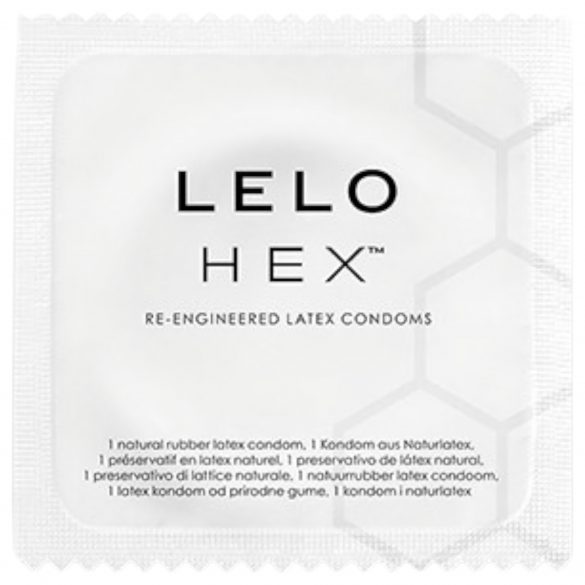 LELO Hex Original - luksuzni kondom (1 kos) 