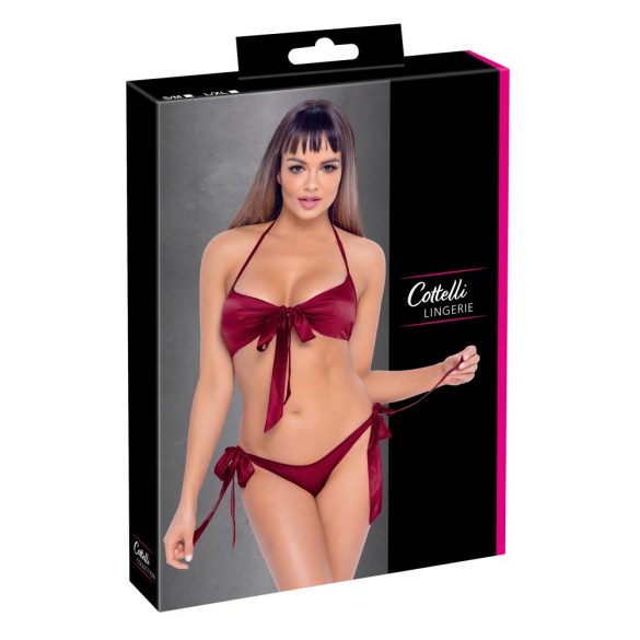 Cottelli - komplet bikini modrčka (rdeča)