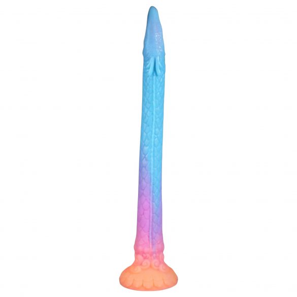 OgazR XXL Eel - fluorescenčni analni dildo - 47 cm (roza)