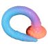 OgazR XXL Eel - fluorescenčni analni dildo - 47 cm (roza)