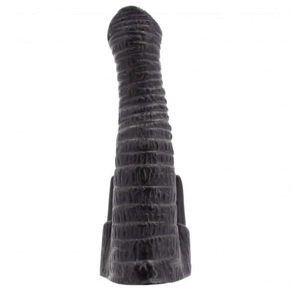 AnimHole Djumbo - dildo s slonjim trupom - 18 cm (črn)