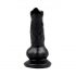 Animalorny - Pasji penis dildo - 12cm (črn) 