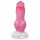 Animalorny Buldog - pasji penis dildo - 17 cm (roza) 