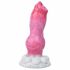 Animalorny Buldog - pasji penis dildo - 17 cm (roza) 