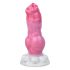 Animalorny Buldog - pasji penis dildo - 17 cm (roza) 