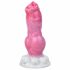 Animalorny Buldog - pasji penis dildo - 17 cm (roza) 