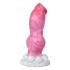 Animalorny Buldog - pasji penis dildo - 17 cm (roza) 