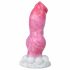 Animalorny Buldog - pasji penis dildo - 17 cm (roza) 