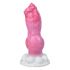 Animalorny Buldog - pasji penis dildo - 17 cm (roza) 