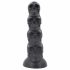 Toppedmonster - dildo z lobanjo - 22 cm (črn) 