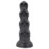 Toppedmonster - lobanjski dildo - 22 cm (črna)