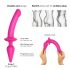 Strap-on-me Swith Semi-Realistic S - silikonski dildo 2v1 (roza) 