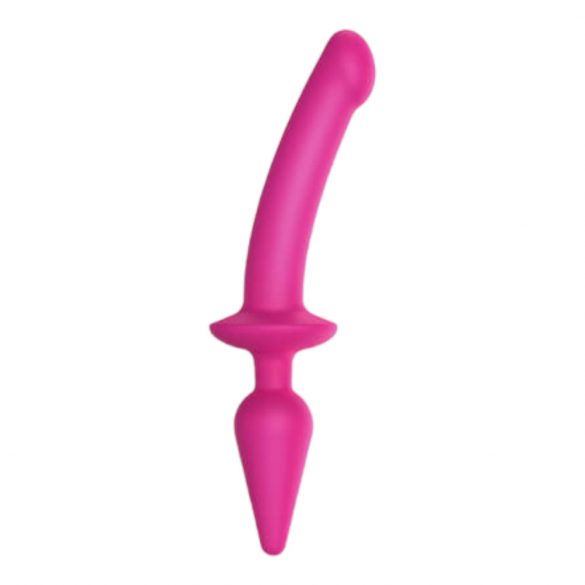 Strap-on-me Swith Semi-Realistic L - silikonski dildo 2v1 (roza) 