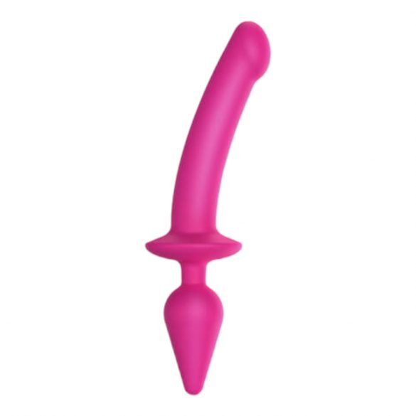 Strap-on-me Swith Semi-Realistic XXL - silikonski dildo 2v1 (roza) 