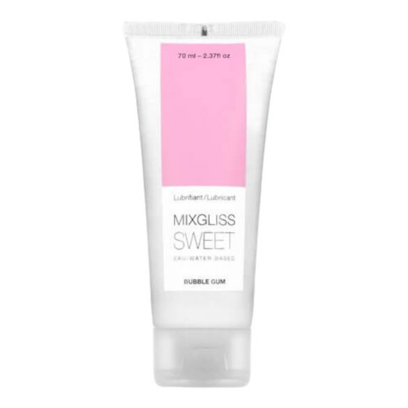 Mixgliss Sweet Bubble Gum - lubrikant na vodni osnovi - žvečilni gumi (70ml) 