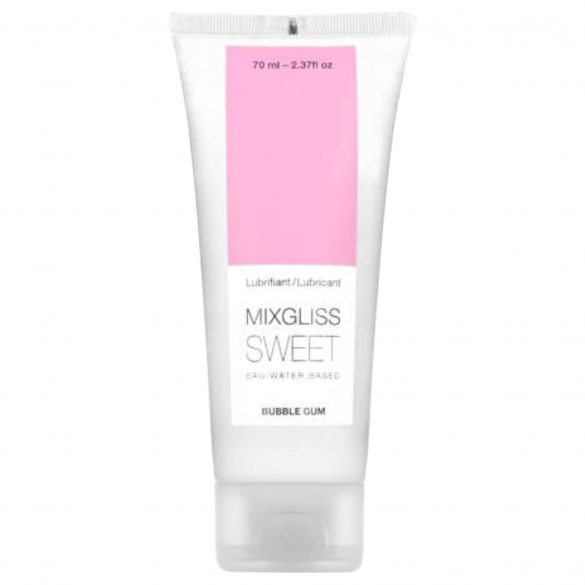 Mixgliss Sweet Bubble Gum - lubrikant na vodni osnovi - žvečilni gumi (70ml) 