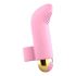 Love to Love Touch Me - vibrator s prstom za polnjenje (roza) 