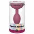 Love to Love Open Roses M - silikonski analni dildo (bordo) 