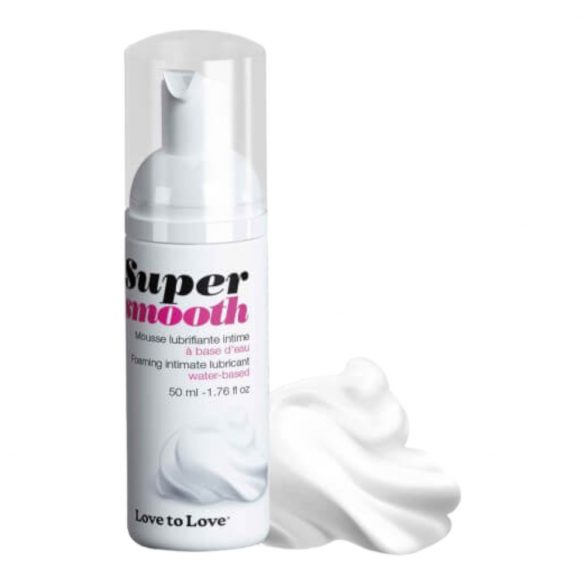 Love to Love Super Smooth - lubrikantna pena na vodni osnovi (50ml) 