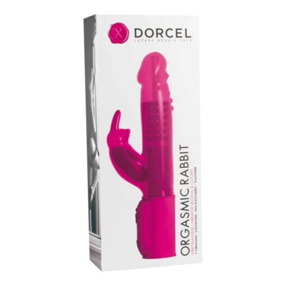 Dorcel Orgasmic Rabbit - vibrator z rogom (roza) 