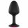 Dorcel Geisha Plug Ruby M - roza analni dildo (črn) 