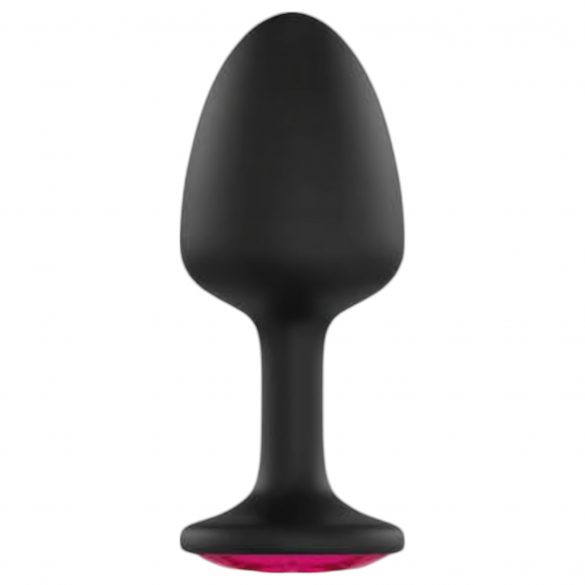 Dorcel Geisha Plug Ruby M - roza analni dildo (črn) 