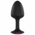 Dorcel Geisha Plug Ruby M - roza analni dildo (črn) 