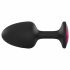 Dorcel Geisha Plug Ruby M - roza analni dildo (črn) 