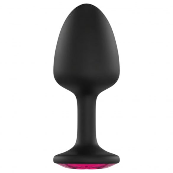 Dorcel Geisha Plug Ruby L - roza analni dildo (črn) 