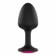 Dorcel Geisha Plug Ruby L - roza analni dildo (črn) 