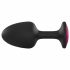 Dorcel Geisha Plug Ruby L - roza analni dildo (črn) 