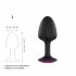 Dorcel Geisha Plug Ruby L - roza analni dildo (črn) 