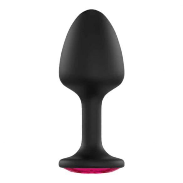 Dorcel Geisha Plug Ruby XL - roza analni dildo (črn) 