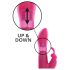 Dorcel Furious Rabbit - vibrator z rogom (roza) 