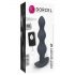 Dorcel Deep Secret M - radijski analni vibrator z možnostjo polnjenja (črn) 