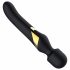 Dorcel Dual Orgasms Gold - polnilni masažni vibrator 2v1 (črn) 