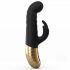 Dorcel G-stormer - akumulatorski vibrator z vrtljivo roko (črn) 