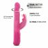 Dorcel Baby Rabbit 2.0 - vibrator s paličico za ponovno polnjenje (roza) 