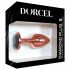 Dorcel Diamond Plug S - aluminijasti analni dildo - majhen (rožnato zlato) 