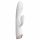 Dorcel Flexi Rabbit - grelni vibrator z stimulatorjem za klitoris (bela)