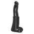 AnimHole Bull - dildo z bikovim penisom - 25 cm (črn) 