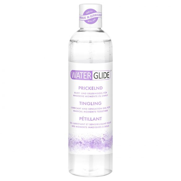 Waterglide Tingling - lubrikant na vodni osnovi z mravljinčenjem (300 ml)